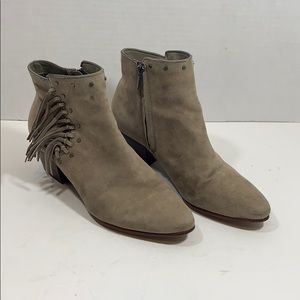 Sam Edelman ‘Rudie’ leather fringe booties sz 8.5